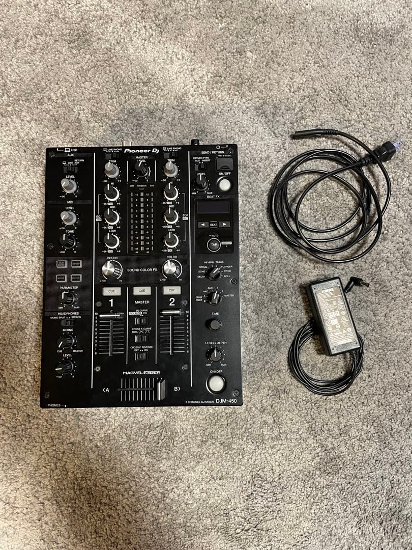 極美品 Pioneer DJ DJM-450 DJミキサー 23年製 パイオニア