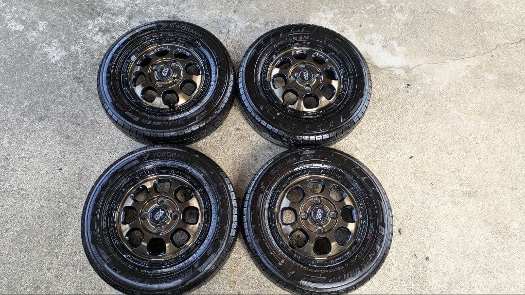 マッドクロス　グレイス　4本セット 145/80R12 6PR　中古　軽バン