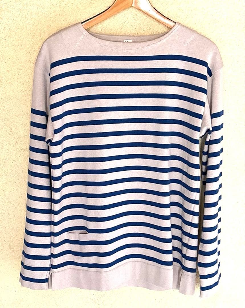 フォーティーファイブアール 45rpm　ニットソーの908バスクTシャツ