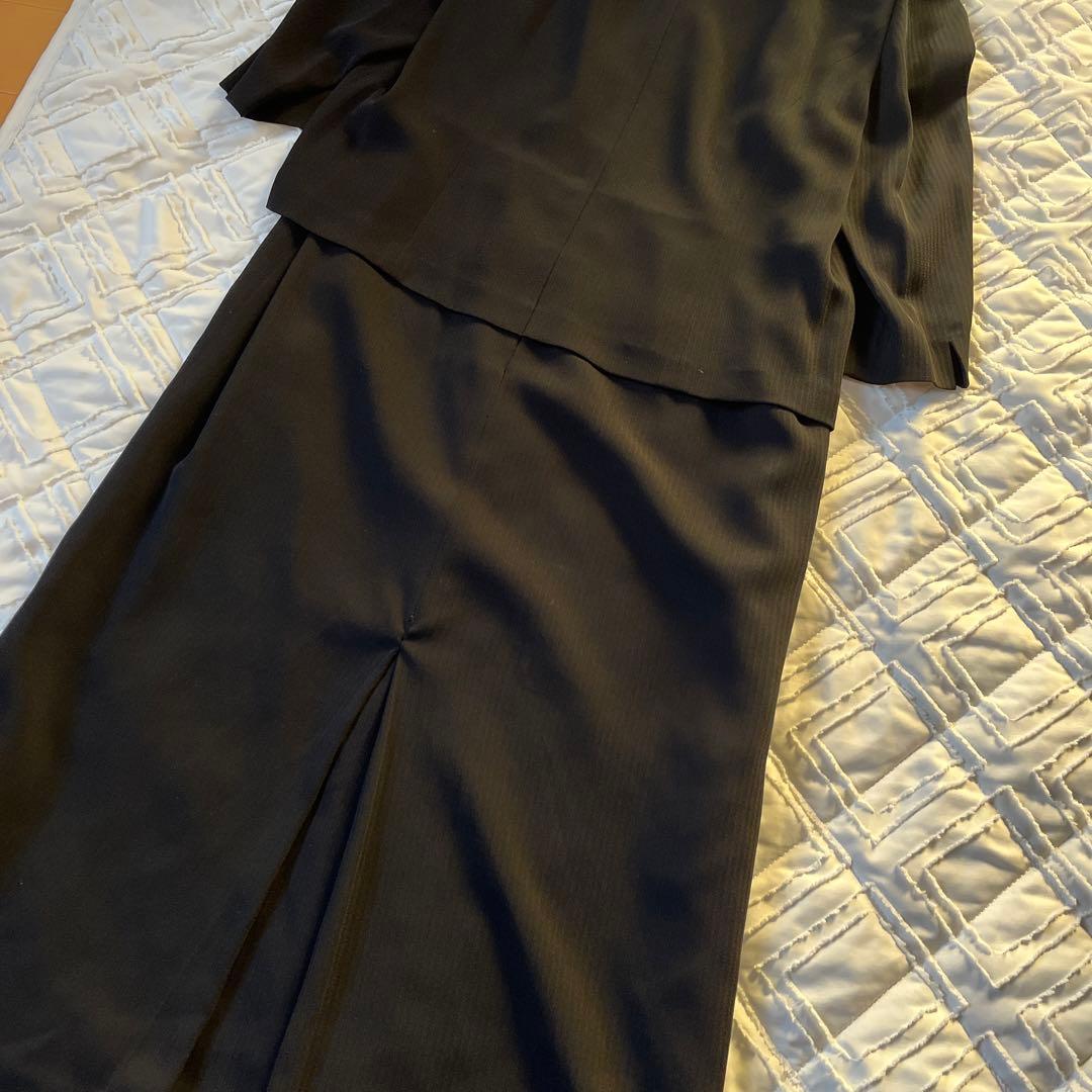 ハーディ エイミス 英国王室御用達 ブラック　ノーカラー　セットアップ