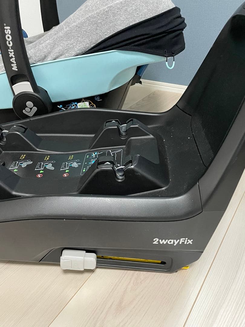 【美品】MAXI-COSI Pebble Pro i-Size 青　ベースセット