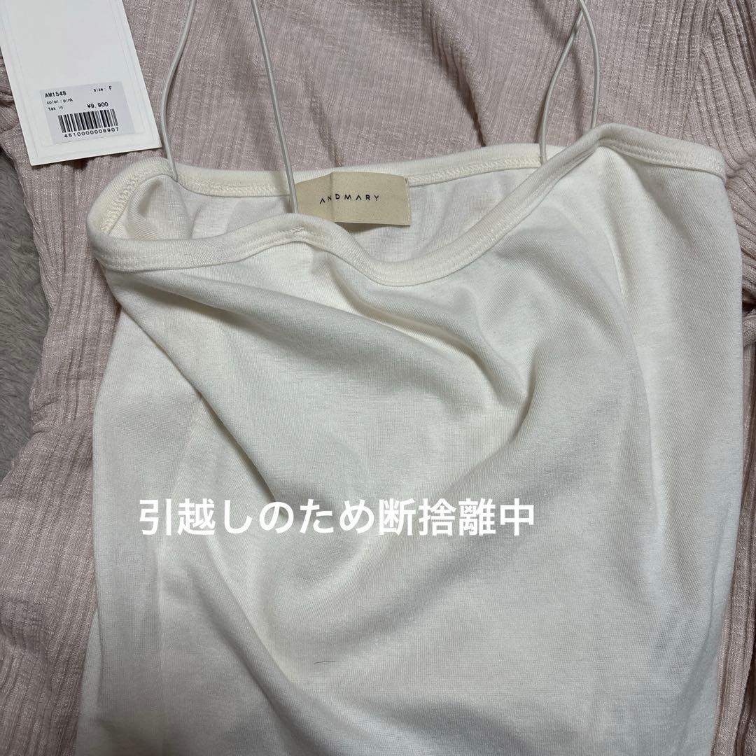 トップス Lala shirring ribbon tops