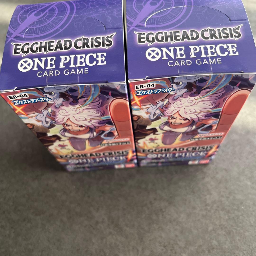 【新品未開封】ワンピースカード EGGHEAD CRISIS テープ付き2BOX