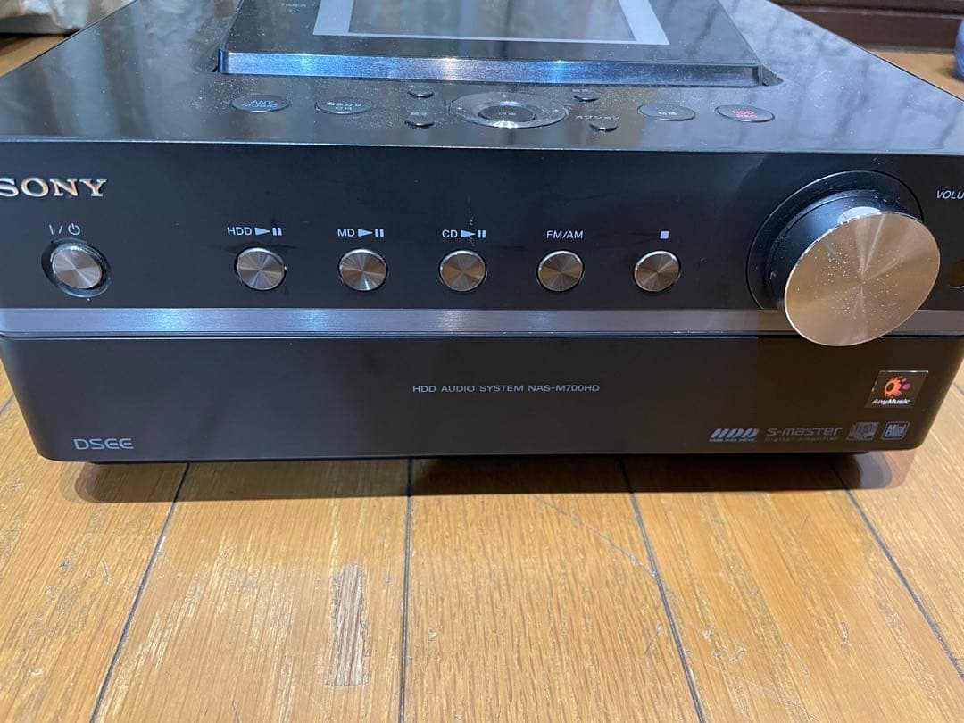 SONY HDDコンポ NAS-M700HD MDのみ再生不可