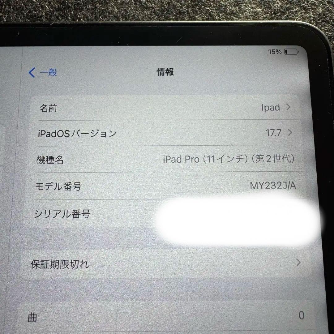 （期間限定セール）iPad Pro (11インチ) 第2世代