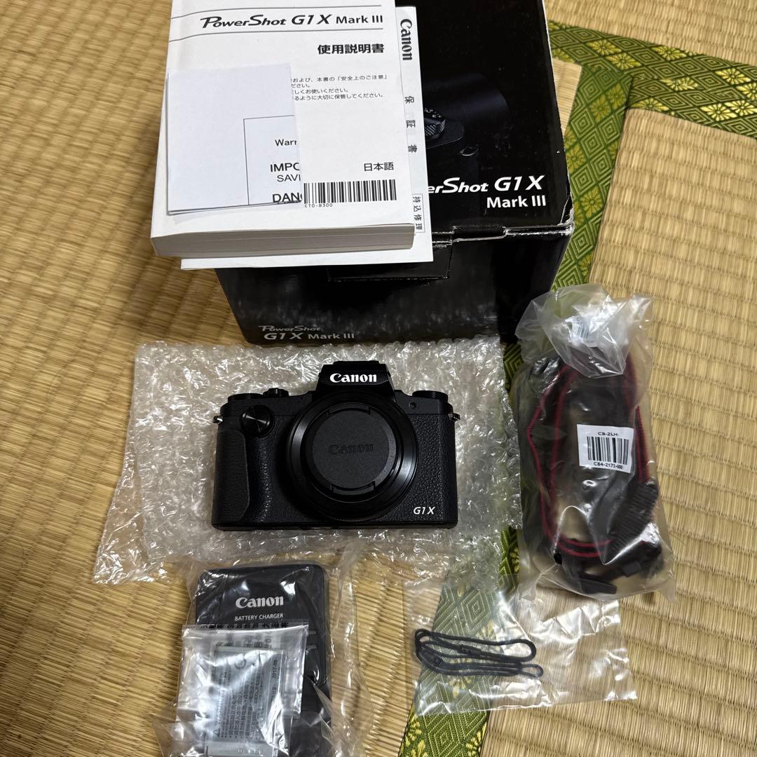 【美品】Canon PowerShot G1X MARK III ブラック