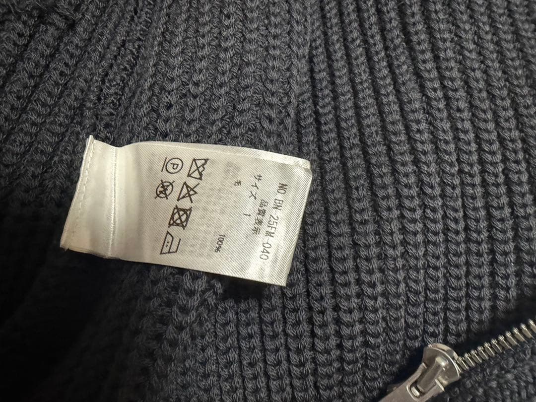 BATONER ドライバーズニット　サイズ1 チャコール