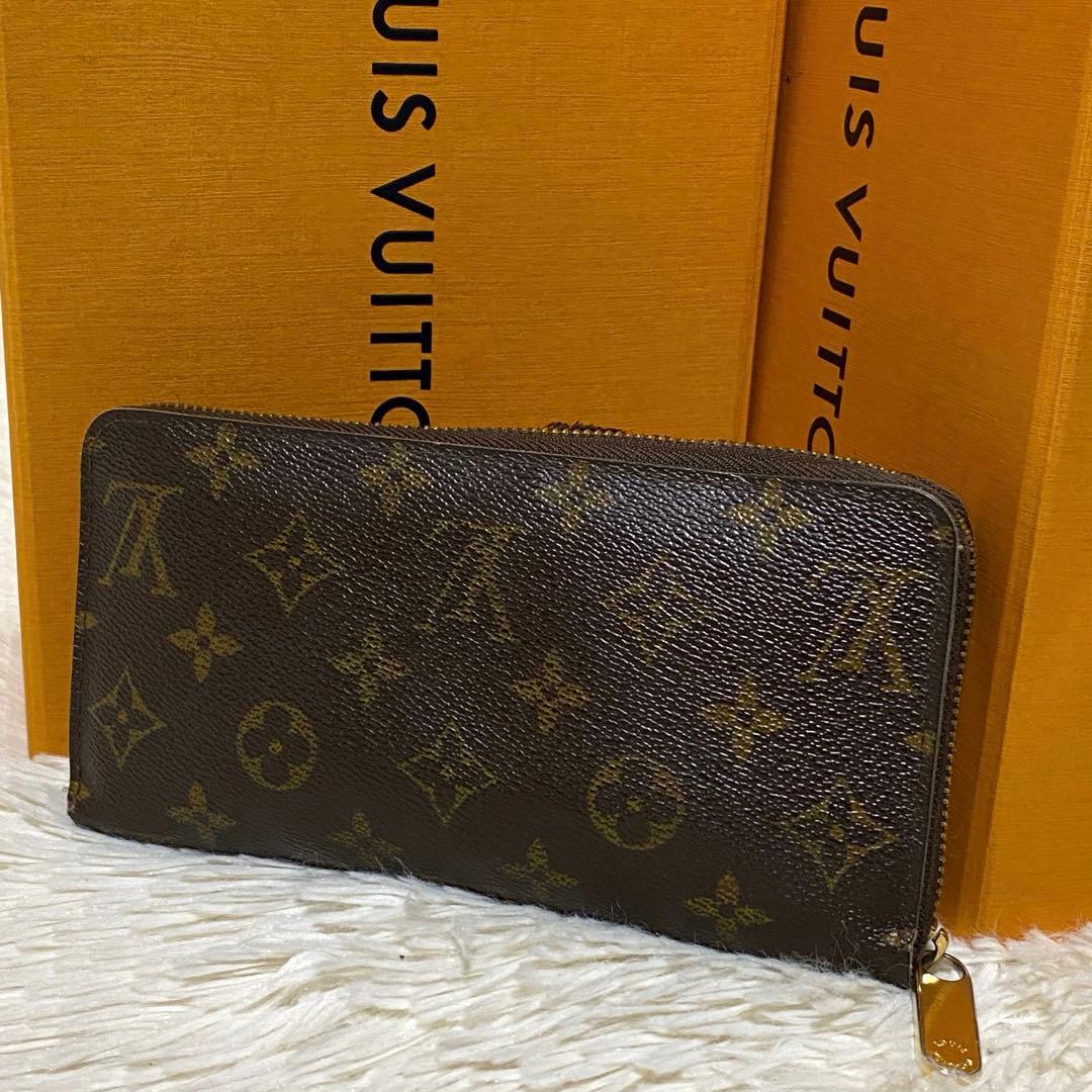 ルイヴィトン　ジッピーウォレット　モノグラム　長財布　ラウンドジップ