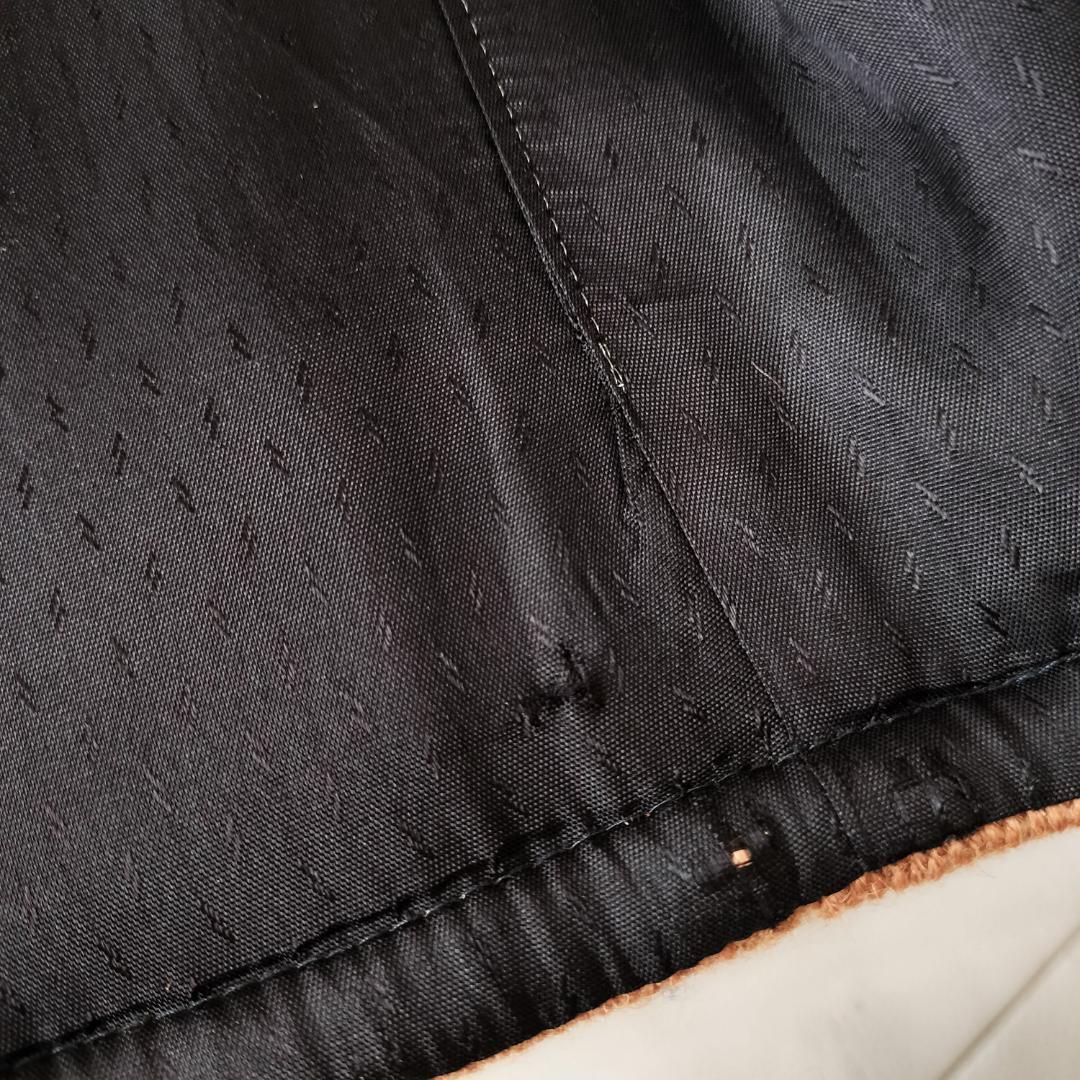 希少レア柄 センチネラ 40 ポインテッドチマヨベスト 裏地付き ブラウン L