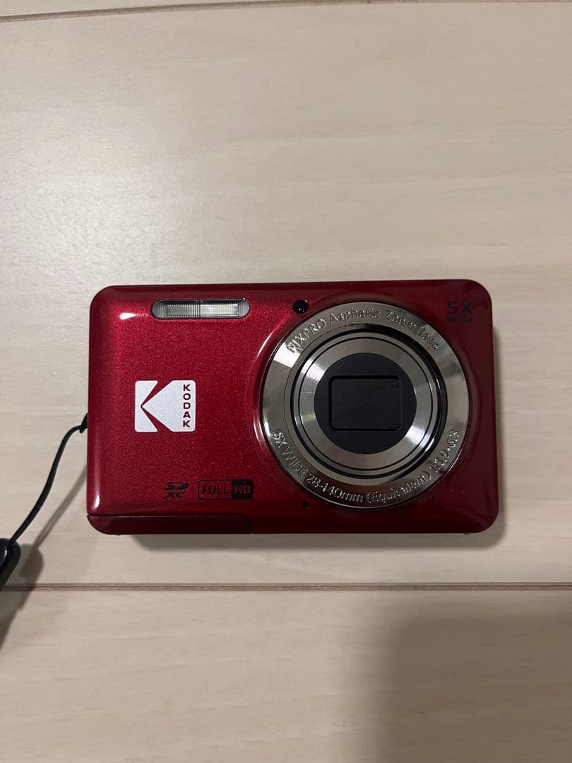 Kodak PIXPRO FZ55 レッド コンパクトデジタルカメラ