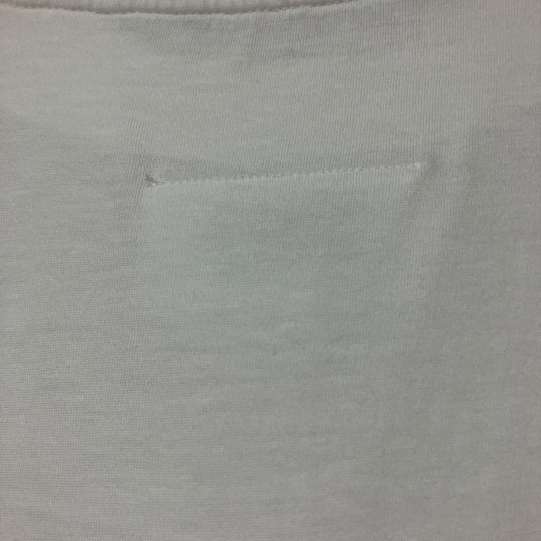 MM6 Maison Margiela ホワイト ロングスリーブ Tシャツ