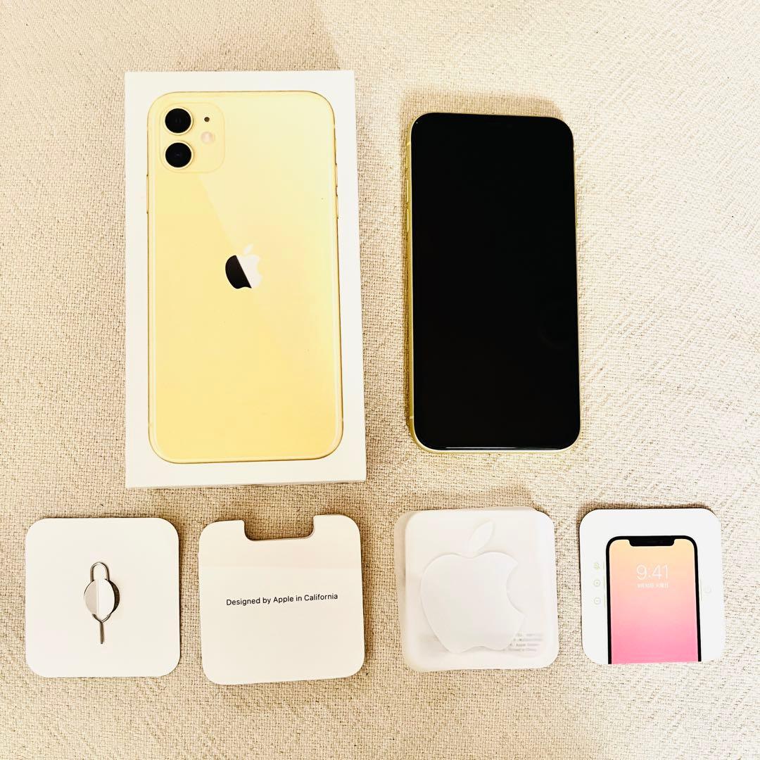 【箱付属】iPhone11 64GB SIMフリー 画面割れなし
