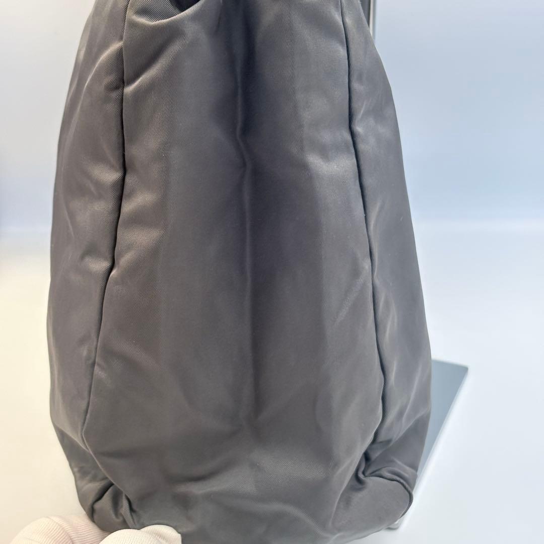 美品PRADAテスートアルデシア トートバッグ グレー A4可保存袋付き