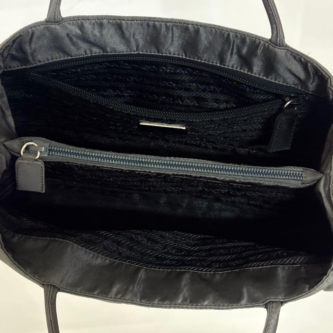 美品PRADAテスートアルデシア トートバッグ グレー A4可保存袋付き