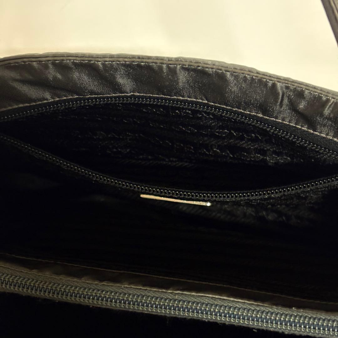 美品PRADAテスートアルデシア トートバッグ グレー A4可保存袋付き