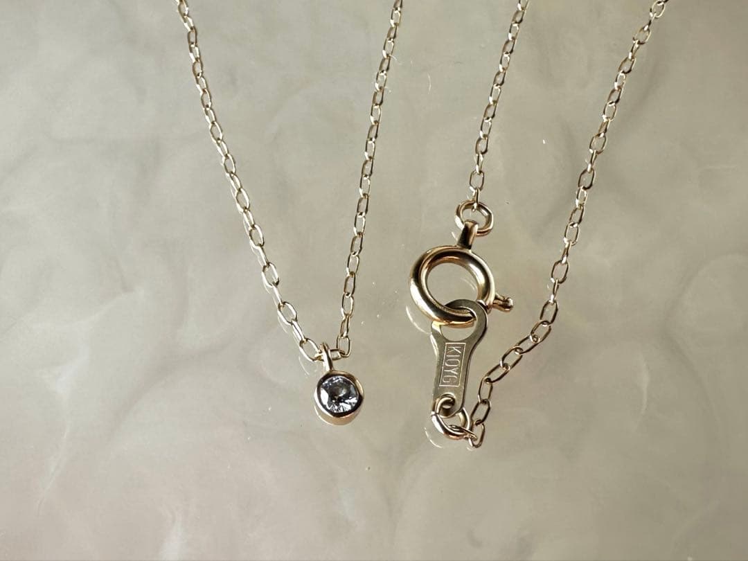 K10YG ダイヤネックレス