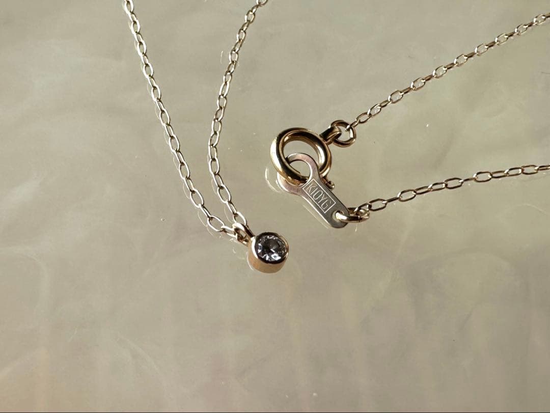 K10YG ダイヤネックレス