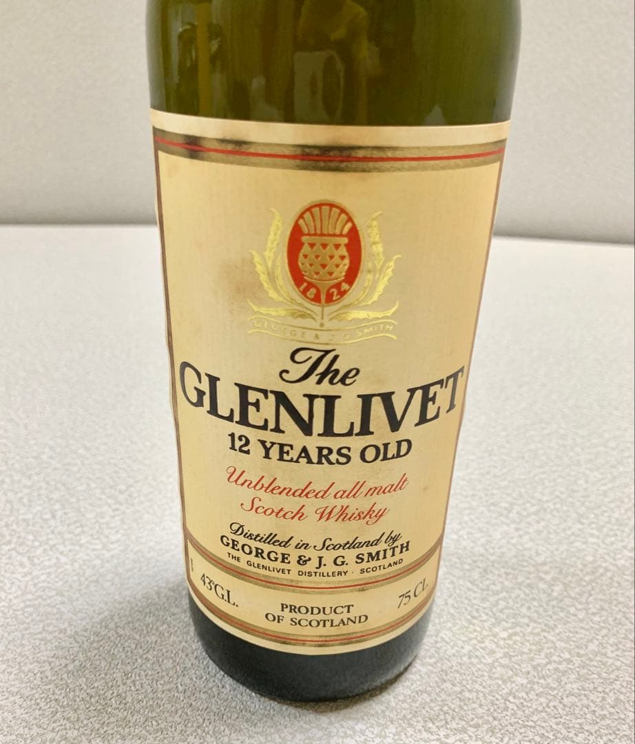 未開栓 グレンリベット GLENLIVET 12年 スコッチウィスキー 古酒