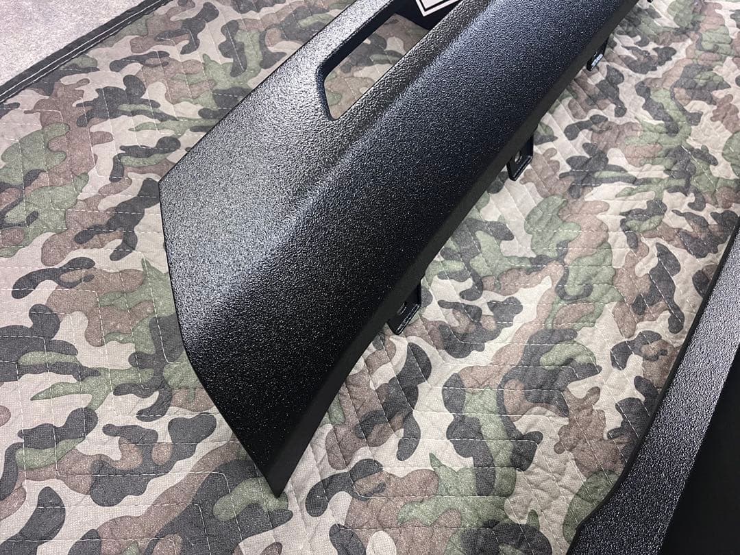 新型デリカD5 後期　アンダーカバー　リアバンパー　ラプター塗装エクステンション