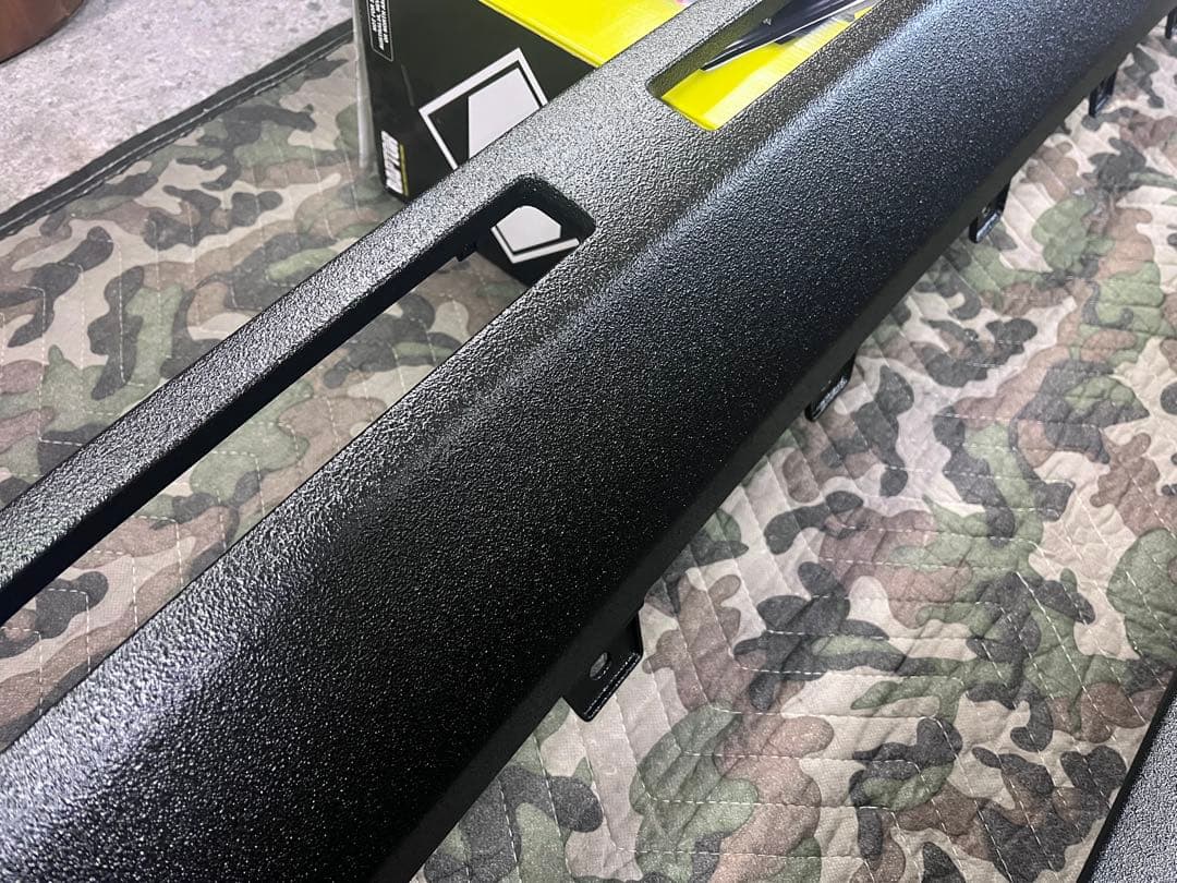 新型デリカD5 後期　アンダーカバー　リアバンパー　ラプター塗装エクステンション