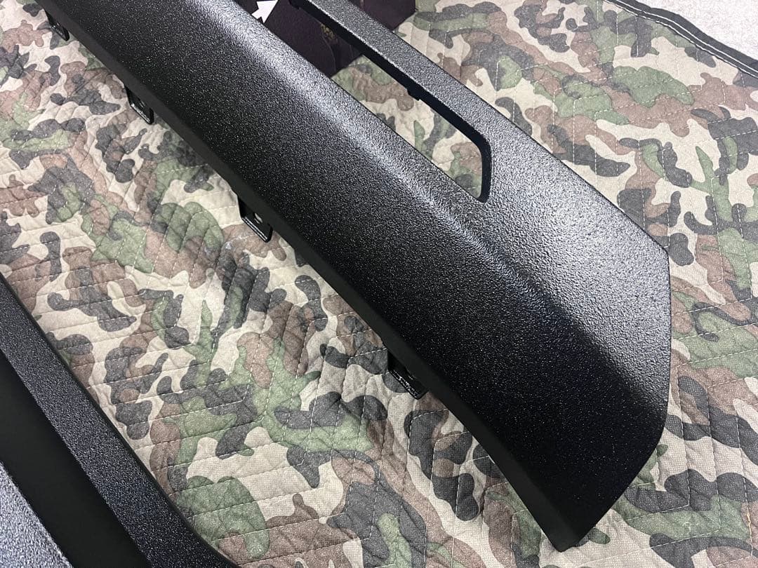 新型デリカD5 後期　アンダーカバー　リアバンパー　ラプター塗装エクステンション