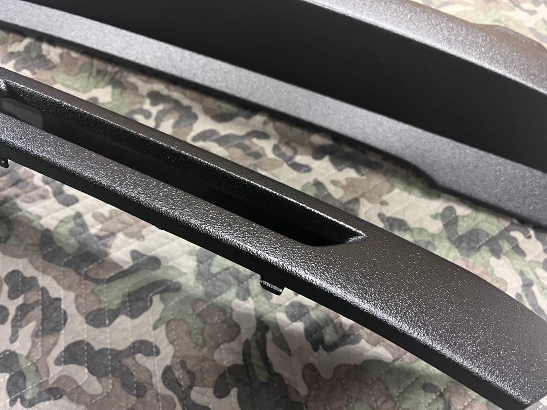 新型デリカD5 後期　アンダーカバー　リアバンパー　ラプター塗装エクステンション