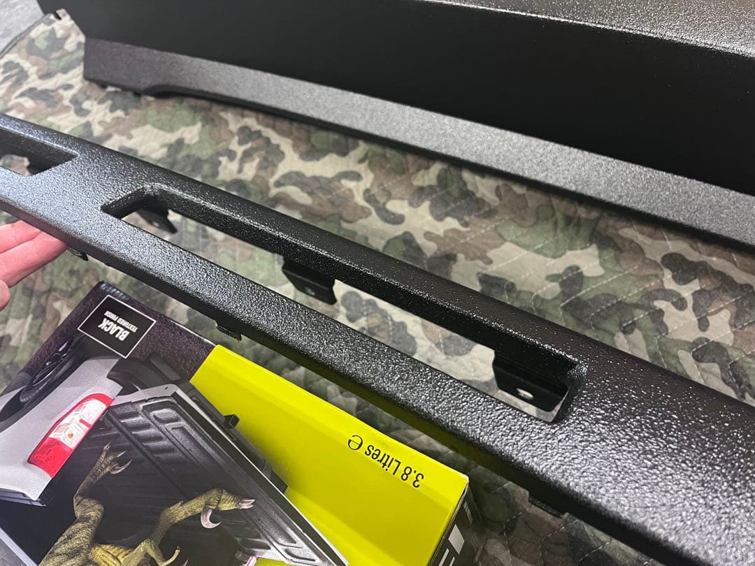 新型デリカD5 後期　アンダーカバー　リアバンパー　ラプター塗装エクステンション