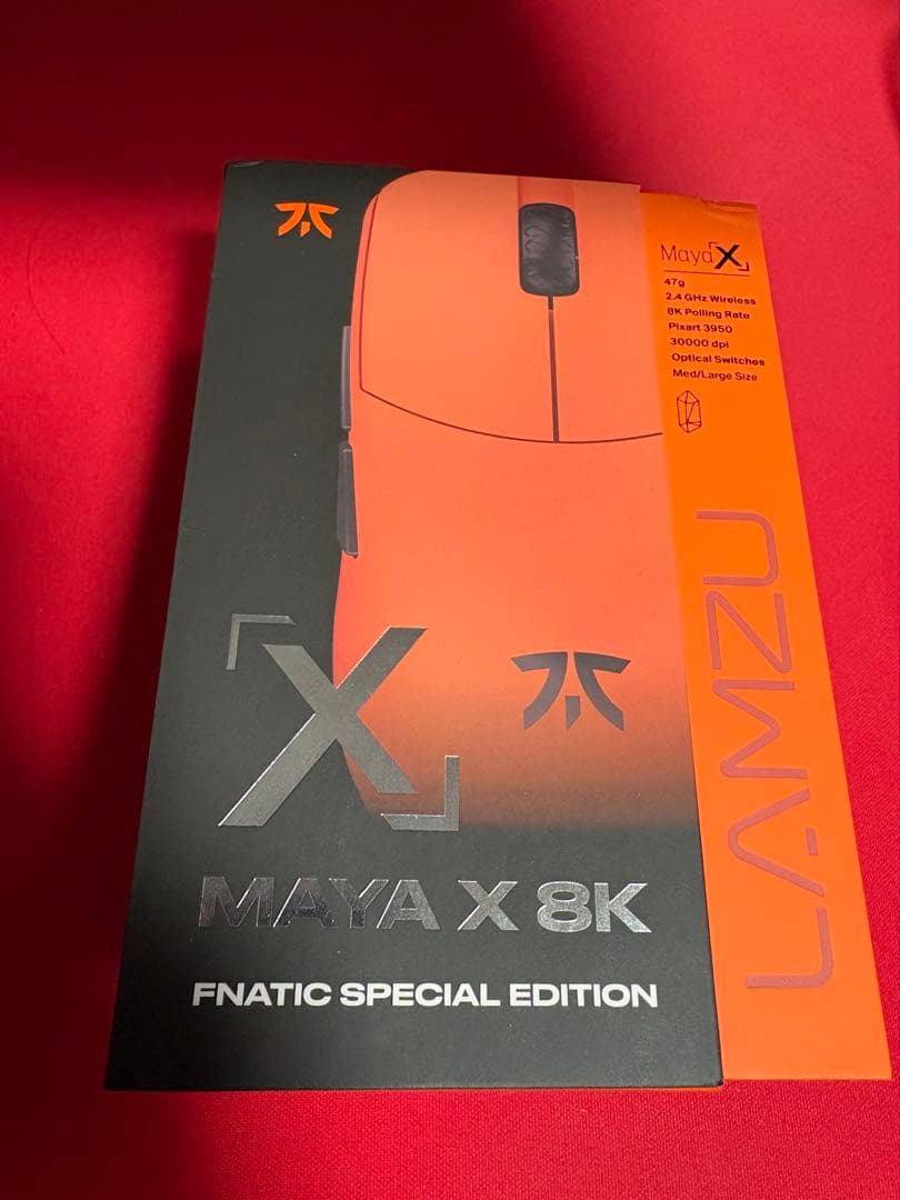 マウス・トラックボール LAMZU MAYA X 8k Fnatic Edition
