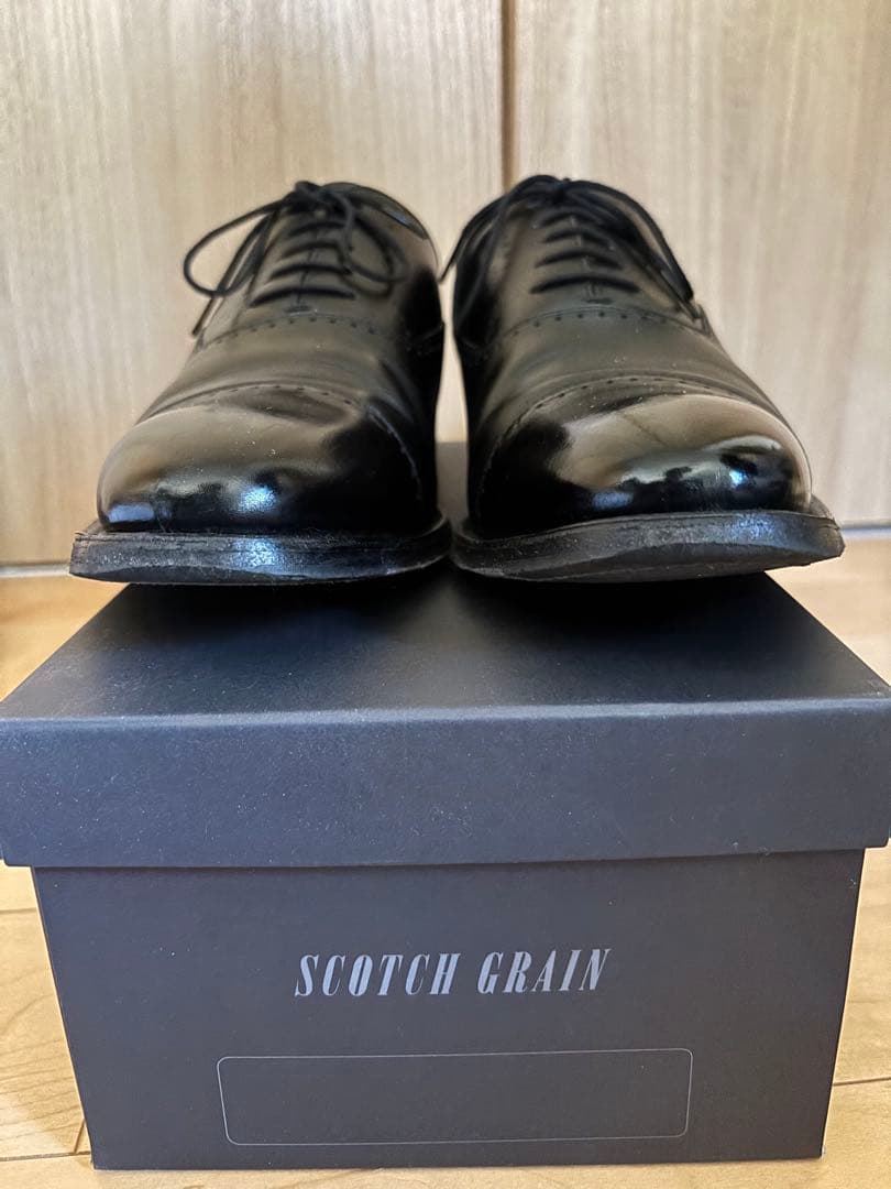 SCOTCH GRAIN ベルオム クォーターブローグ T-756