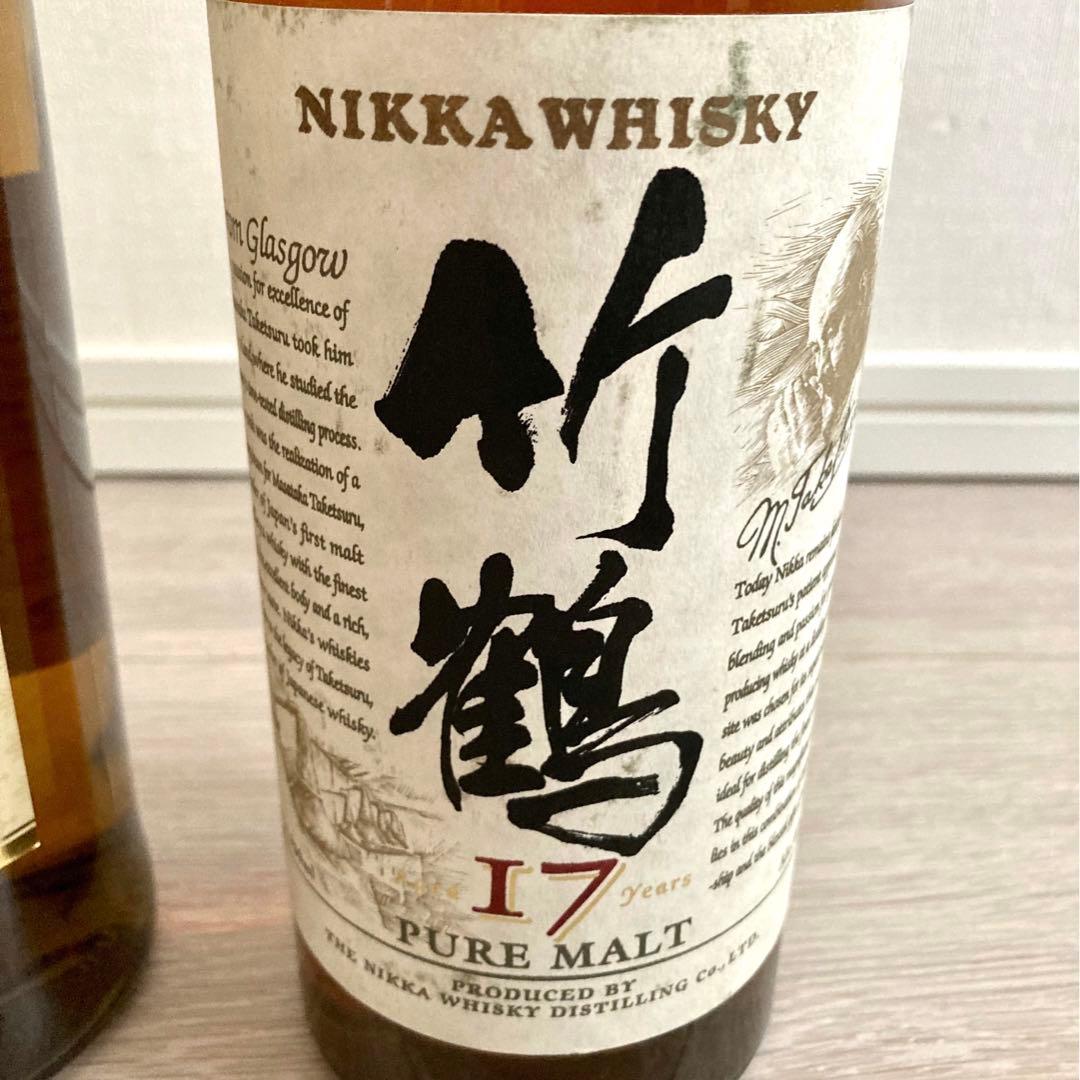 【終売品】竹鶴17年 旧ラベル 竹鶴 ピュアモルト セット