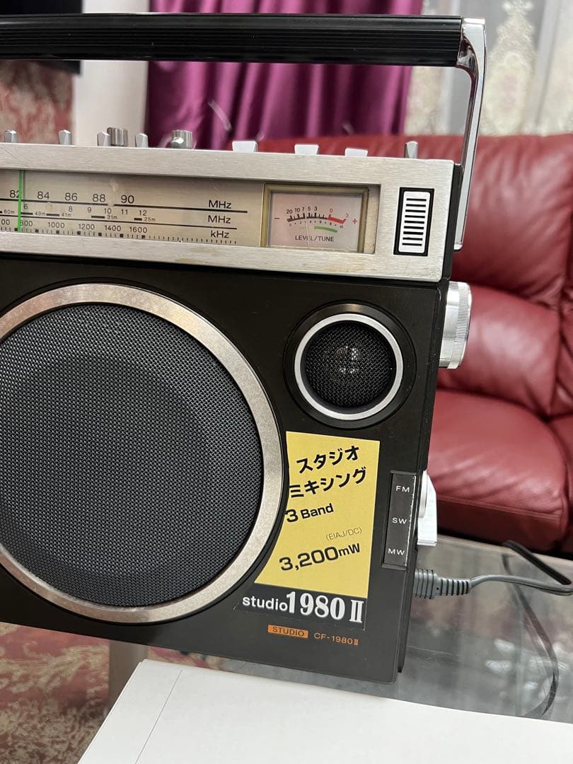 ソニー SONY CF-1980Ⅱ ラジカセ オーディオ機器動作品ビンテージ中古