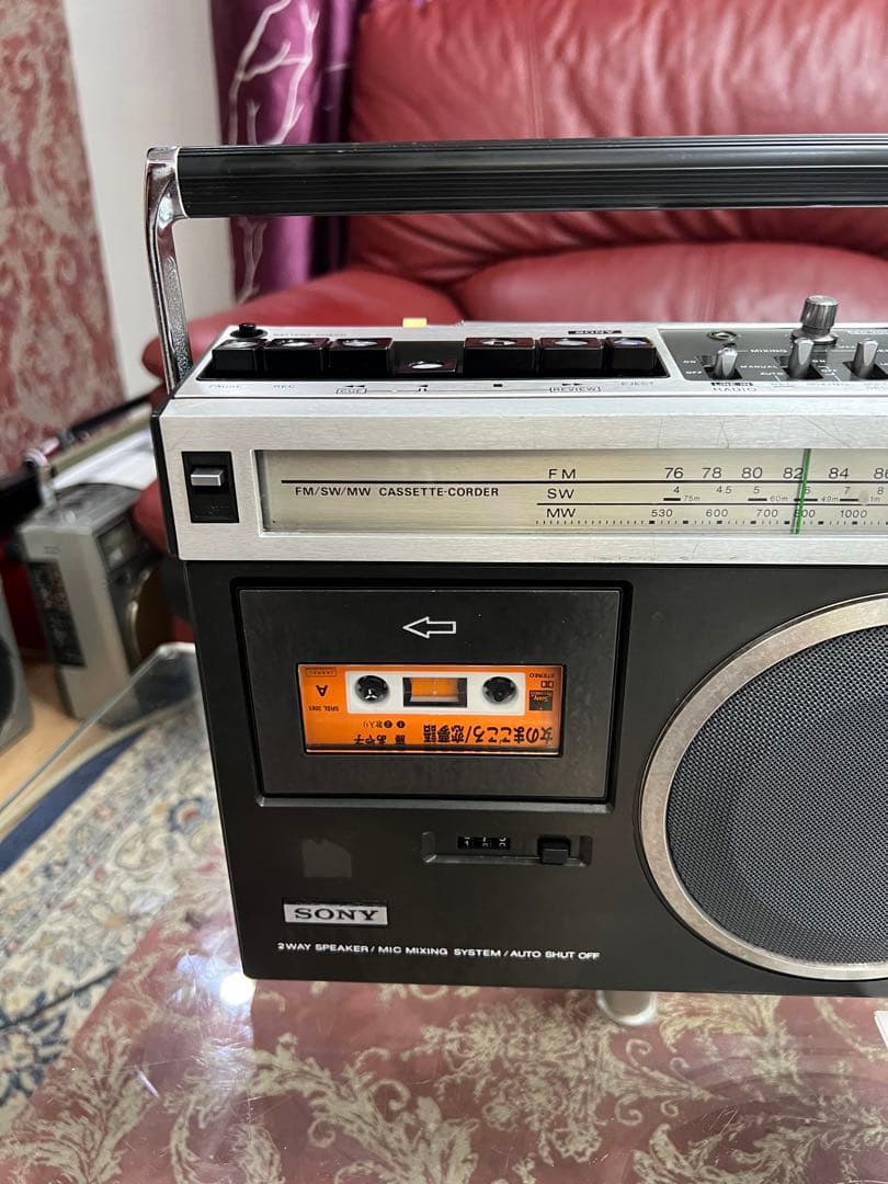 ソニー SONY CF-1980Ⅱ ラジカセ オーディオ機器動作品ビンテージ中古