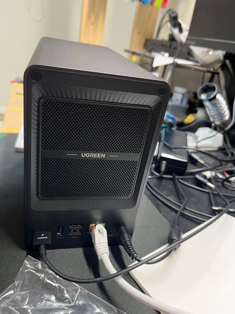 【美品】8TB UGREEN NASync DXP2800 2ベイ