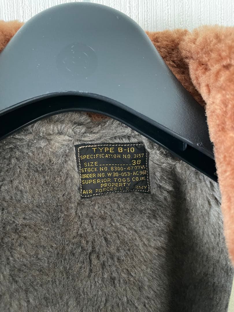 y*a様 バズリクソンズ　TYPE B-10 ミリタリージャケットサイズ38 ⚠