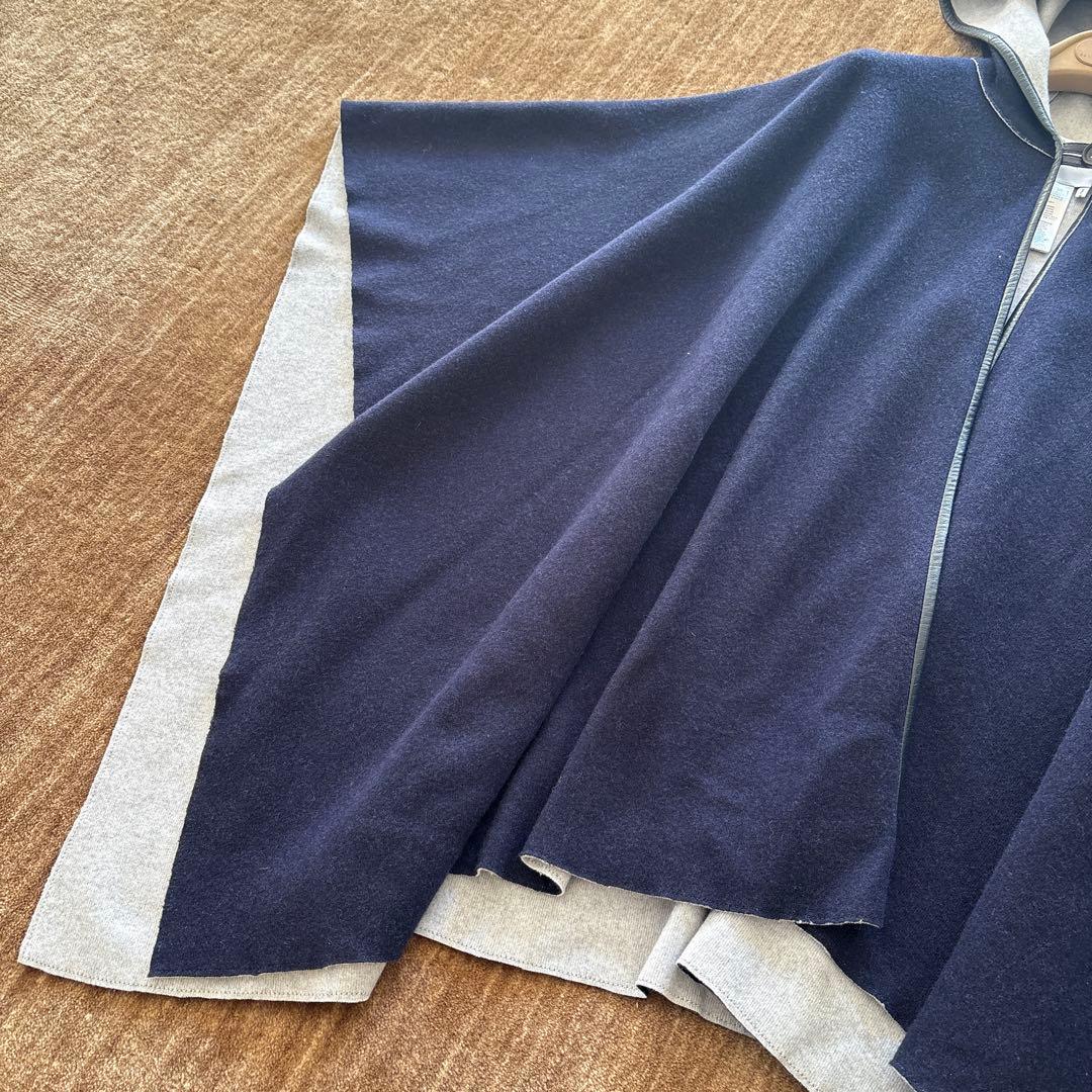 アニオナ　AGNONA カシミア　ポンチョ