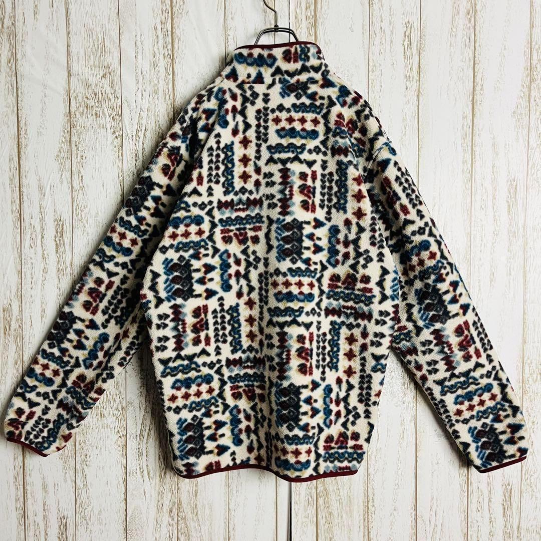 【希少デザイン】パタゴニア ⭐︎ シンチラスナップ 総柄フリースジャケット 即完