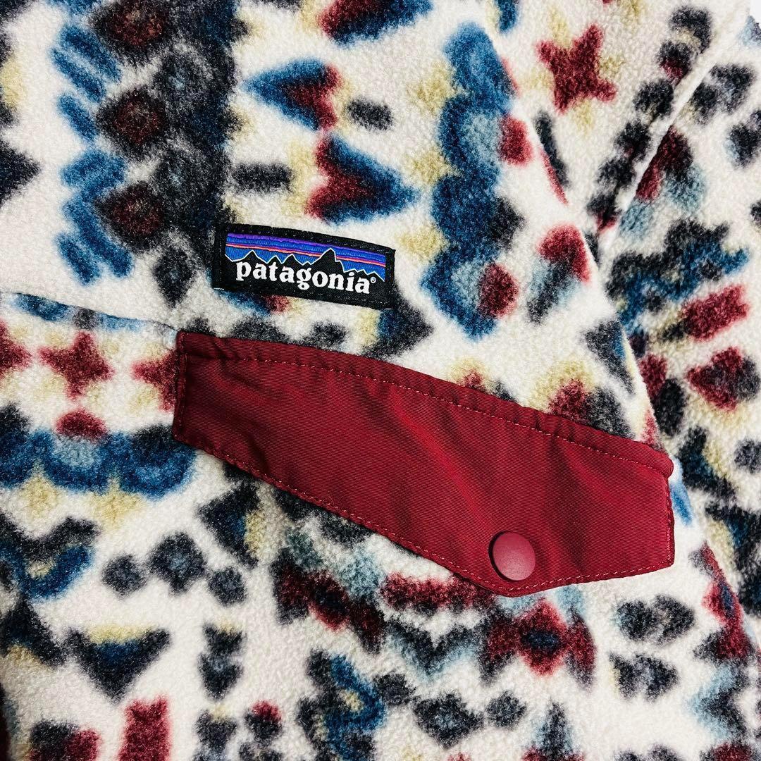 【希少デザイン】パタゴニア ⭐︎ シンチラスナップ 総柄フリースジャケット 即完