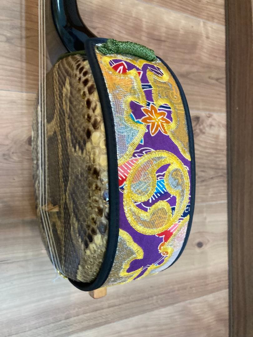 【美品】沖縄三線✨蛇皮強化張り