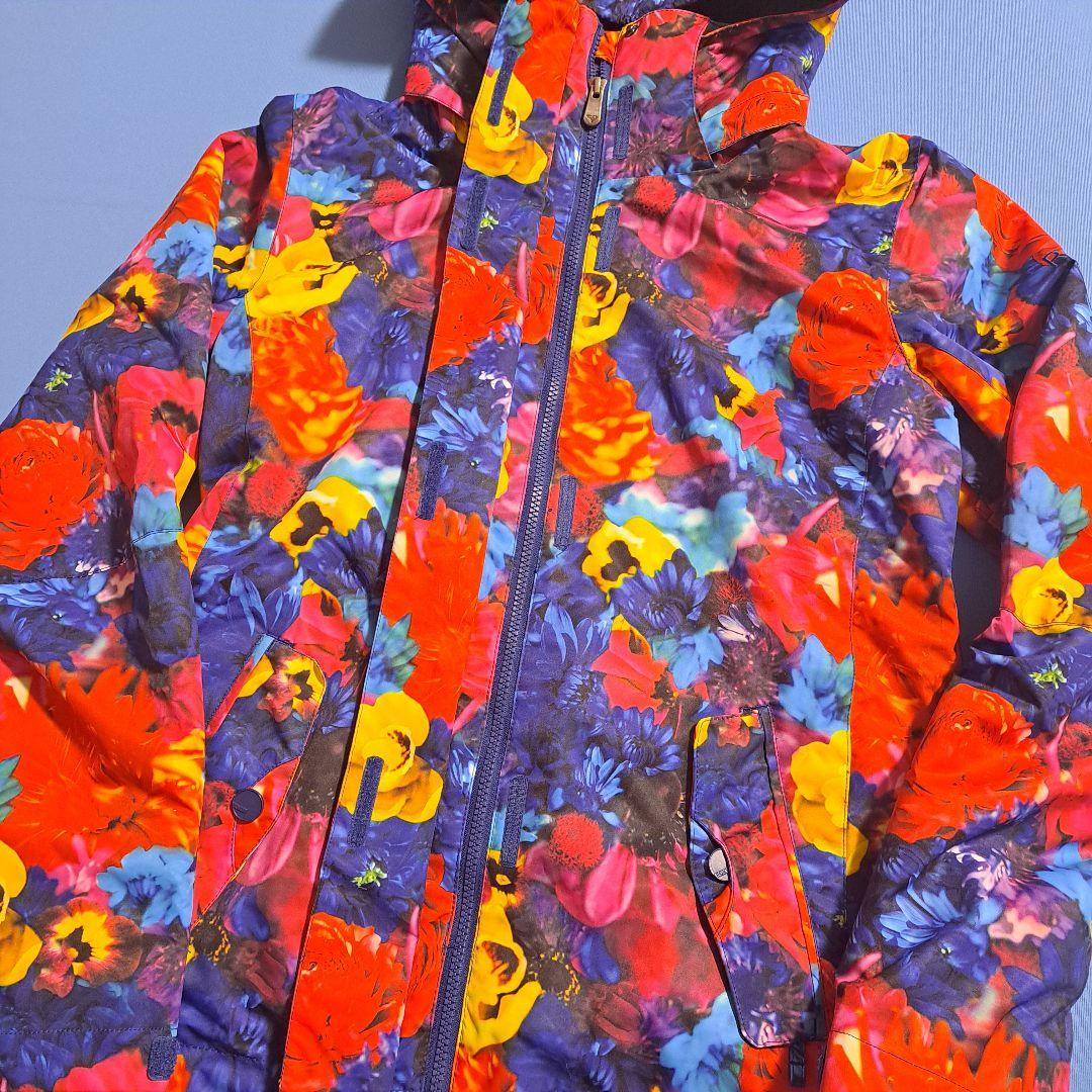 値下げ【美品】ROXY蜷川実花コラボ　スノボウェア スノーボードウェア女性　花柄