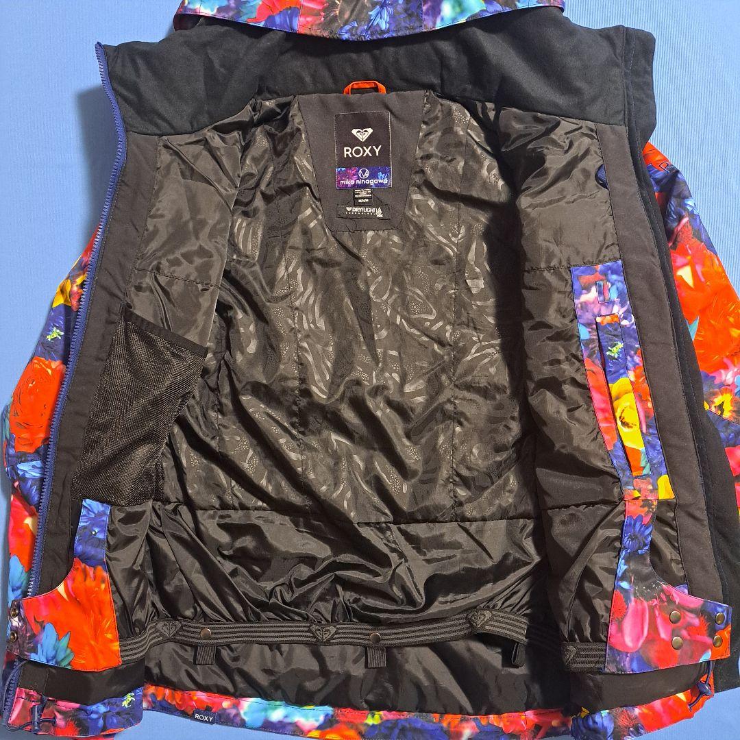 値下げ【美品】ROXY蜷川実花コラボ　スノボウェア スノーボードウェア女性　花柄