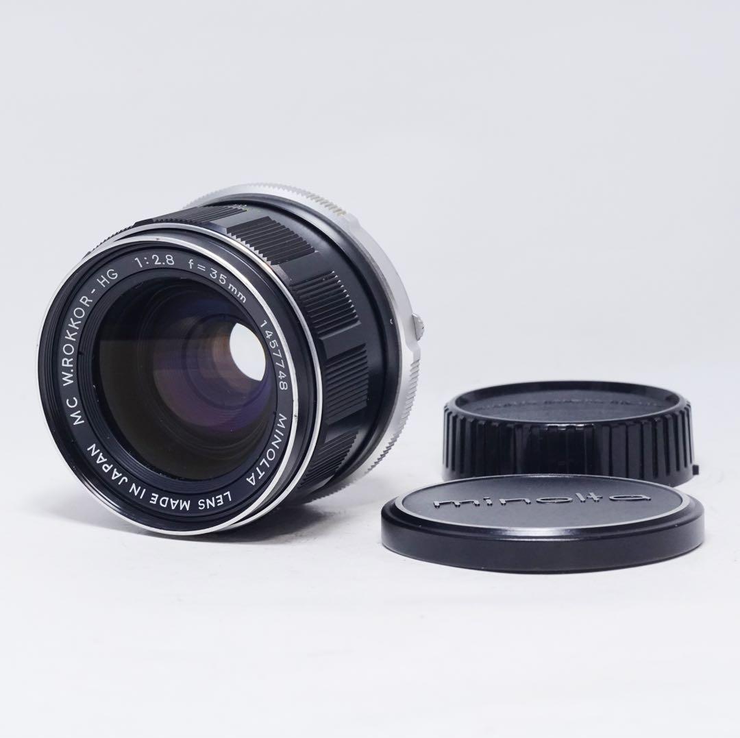 極美品 Minolta MC W ROKKOR HG 35mm f2.8