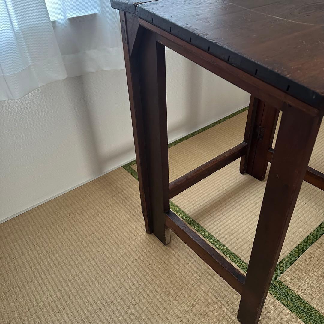 ヴィンテージ　イギリス　スクールデスク　学校机　折りたたみ