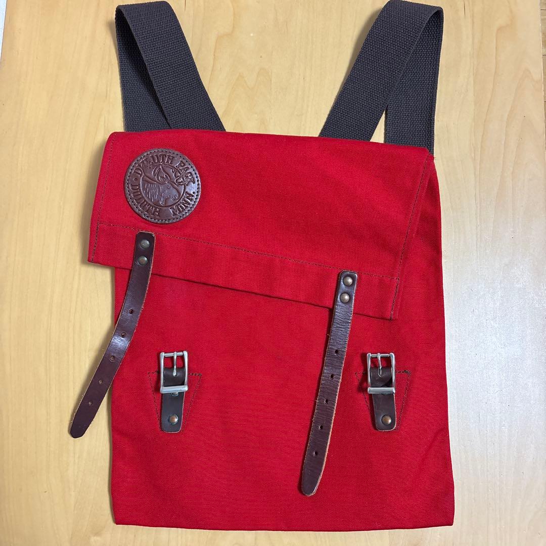 ダルースパックDuluth Pack アメリカ製USAスカウトパックリュック赤