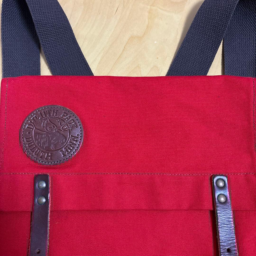 ダルースパックDuluth Pack アメリカ製USAスカウトパックリュック赤