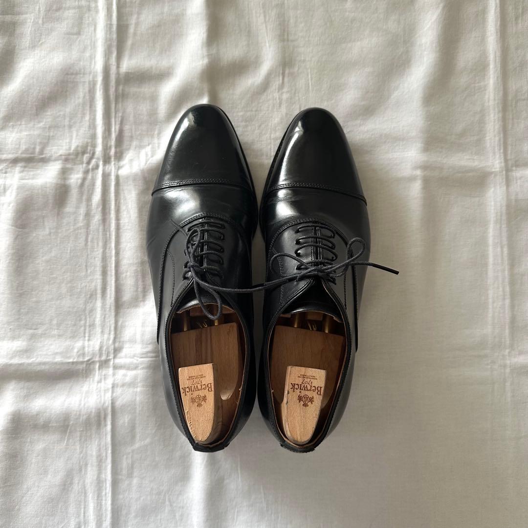 〔美品〕Cento Felina ストレートチップ 日本製 ブラック 6.5