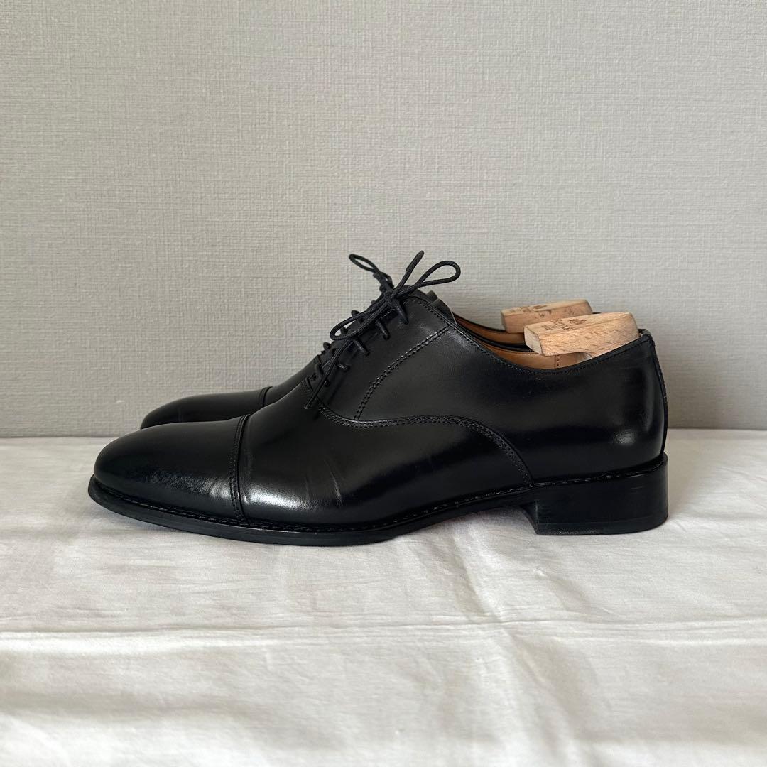 〔美品〕Cento Felina ストレートチップ 日本製 ブラック 6.5