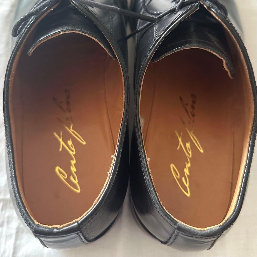 〔美品〕Cento Felina ストレートチップ 日本製 ブラック 6.5