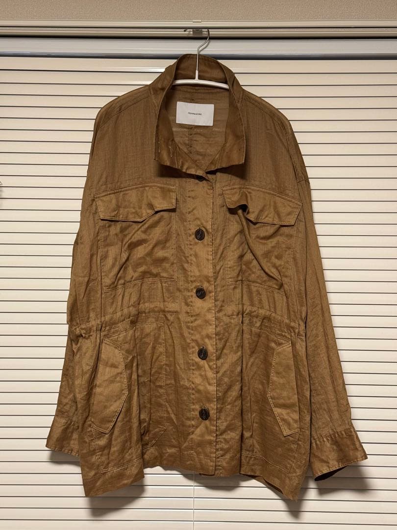 専用 FRAMeWORK ラミースタンドブルゾン