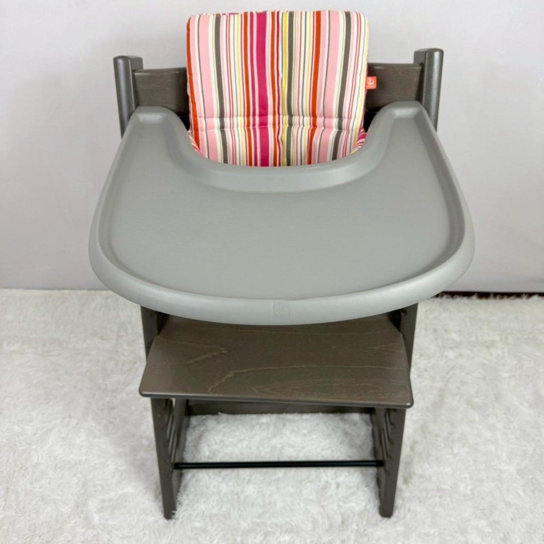 「極美品」 STOKKE ストッケ　トリップトラップ　ヘイジーグレー　シリアル5