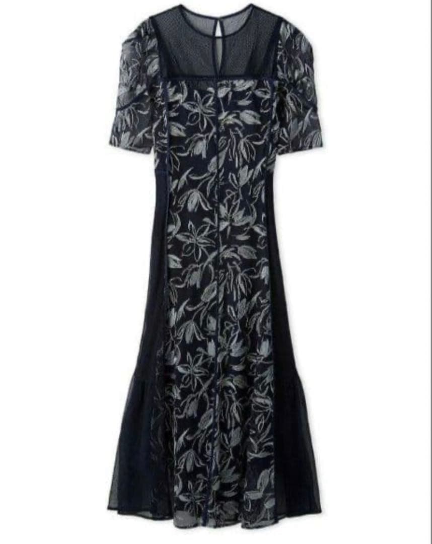 FRAY I.D エンブロイダリーレースアップドレス